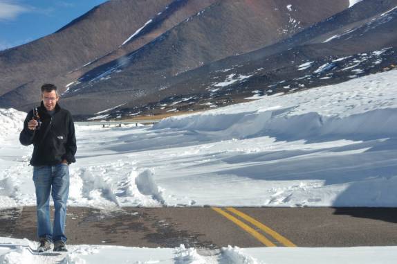 Muita neve no Paso San Francisco - Argentina